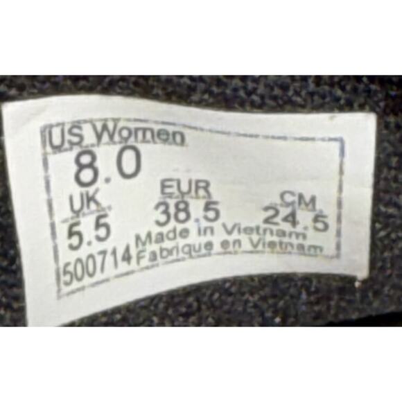 Vans Classic Slip On Asher Black White Skate Shoes Sneakers Women's Size 8 - Picture 9 of 9